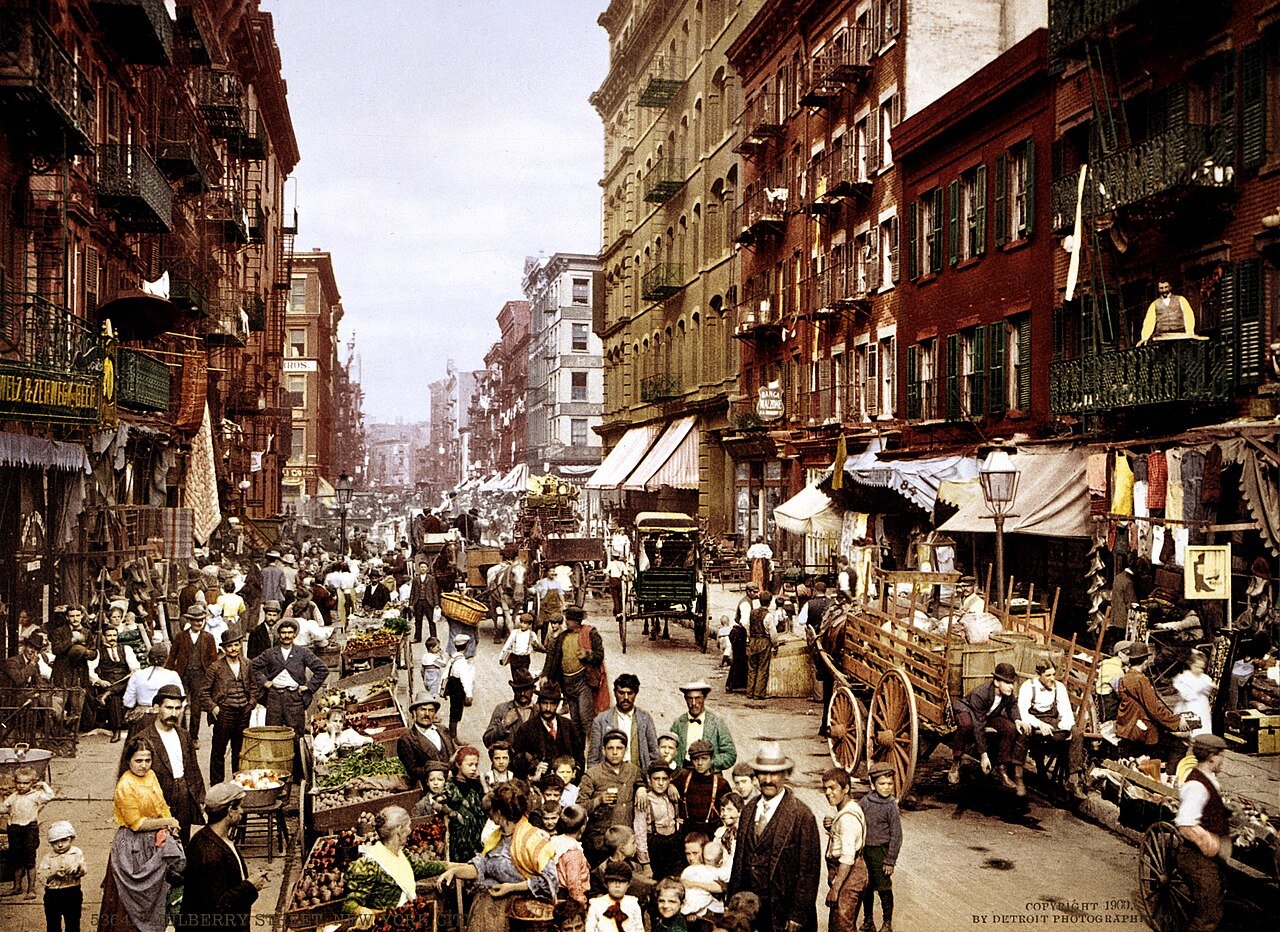 Mulberry Street lower Manhattan c. 1900